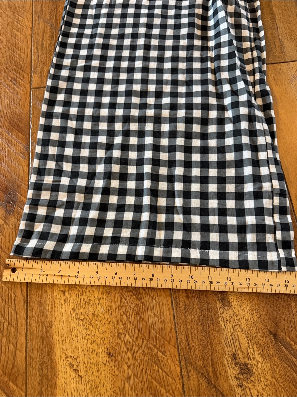 NWT ASOS Jumpsuit Wide Leg Gingham - Picture 12 of 14